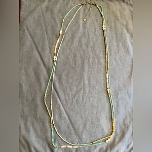 Nakamol 36” double strand delicate beaded necklace